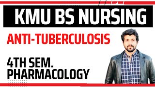 Antituberculosis Drugs  BSN KMU 4th SEM  pharmacology tuberculosis [upl. by Dwan]