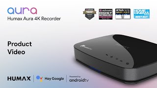 Get to know the Humax Aura 4K Android TV Freeview Play Recorder [upl. by Ahserkal965]