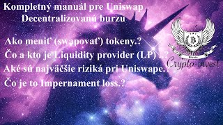 Uniswap Kompletný manuál [upl. by Airal]