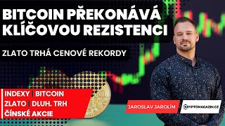 🚀Bitcoin překonává klíčovou rezistenci 🏆 Zlato trhá cenové rekordy ⛊ Chraňte svá portfolia [upl. by Murage]