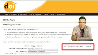 OJS3MENGATASI DOI ERROR FAILED CrossRef XML Export Plugin [upl. by Aleet]