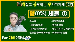 각잡고 공부하는 부가가치세 12강 영세율 개념 및 사례 첫번째세법개론 부가세 [upl. by Carolann]