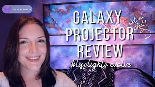 BlissLights Evolve Galaxy Projector Review [upl. by Elitnahc]