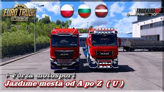 Euro truck simulator 2  Jazdíme mestá od A po Z  U [upl. by Ecaj692]