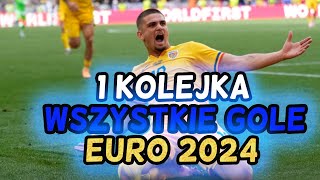 Wszystkie Bramki I KOLEJKI EURO 2024 [upl. by Perrin749]