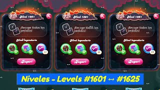 25 Levels 1601 ➡️ 1625 Candy Crush Saga 2024 😎👍🐉🎉👊 candycrushpinche64 [upl. by Vrablik905]