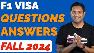 F1 Visa Interview Questions and Answers USA • Student Visa Interview FAQ for US [upl. by Randa474]