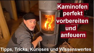 ✅Anleitung für das perfekte Kaminfeuer  Kaminofen richtig reinigen Kamin anheizen Ofen anzünden [upl. by Brunella144]