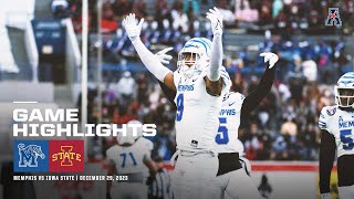 Highlights AutoZone Liberty Bowl  Memphis vs Iowa State December 29 2023 [upl. by Heather]