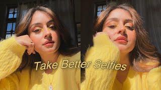 How to take better selfies Photo  Editing tips [upl. by Llezo]