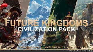 Age Of empires 4  Custom civilization pack  Scandinavian  Persia  Poland  Vietnam [upl. by Arbuckle]