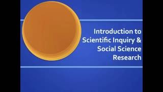 Introduction to Social Science Research [upl. by Pittman]