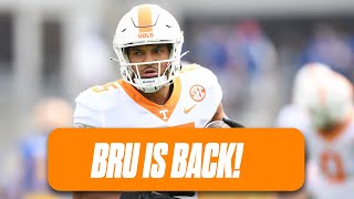 Tennessee WR Bru McCoy Announces Return to Rocky Top for 2024 Season  VolQuest [upl. by Neenaj]