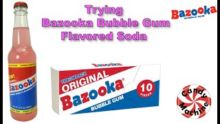 Bazooka Bubble Gum Soda  Taste Teste  Candy Machine [upl. by Burgwell]