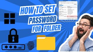 How To Password Protect a Folder On Windows 71011  How To Set Password For Folder [upl. by Aarika]