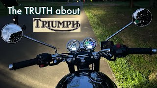 the TRUTH  Triumph Bonneville T120  Extended Ride amp Review motovlog ​⁠SloansMotorcycleATV [upl. by Gwyneth]