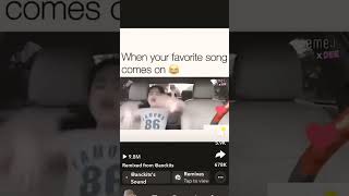 when your favorite song comes on😂 [upl. by Kasey861]