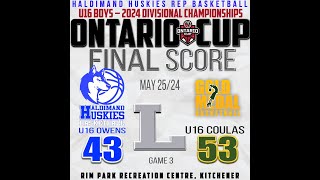 MAY 25 2024 U16 VS LONDON GOLD MEDAL OC [upl. by Yllen]