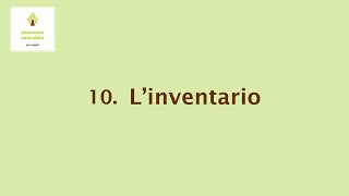 10 Linventario [upl. by Shatzer]