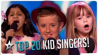 Top 20 BEST Kid Singers from Britains Got Talent of ALL TIME [upl. by Neetsyrk]