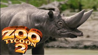 Arsinoitherium Exhibit Speed Build  Zoo Tycoon 2 [upl. by Nino]