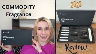 Commodity Fragrance Review 2023  Exploration Kit [upl. by Eissim544]