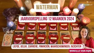 WATERMAN STERRENBEELD JAARVOORSPELLING 2024  TAROT LENORMAND ASTRO  MIREILLE VAN RIJN [upl. by Egief]