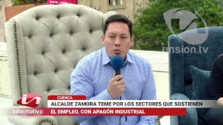 Alcalde de Cuenca teme por los sectores que sostienen el empleo por apagón industrial [upl. by Isnam]