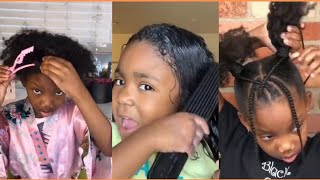 Watch How These Kids Style Their Hair All By Themselves  Hair Transformation doinghair [upl. by Audri]