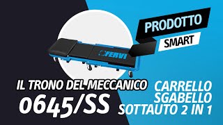 Carrello sgabello sottauto 0645SS  Fervi [upl. by Salahcin]