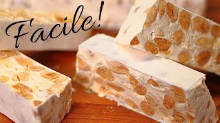 TORRONE MORBIDO alle Mandorle perfetto ricetta veloce [upl. by Tripp]