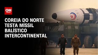 Coreia do Norte testa míssil balístico intercontinental  LIVE CNN [upl. by Moyer]