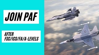 PAF jobs after FSC ICS A Levels  How to join Pak Air Force PAF [upl. by Hassi]