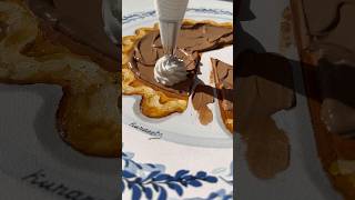 French chocolate silky pie 🥧🍫 asmrvideo shareart videocreator foodart art2024 [upl. by Atsyrhc627]