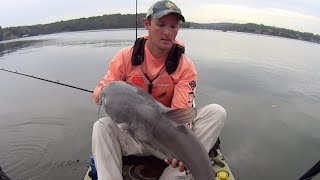 Trolling For Catfish In A Kayak [upl. by Eulau]