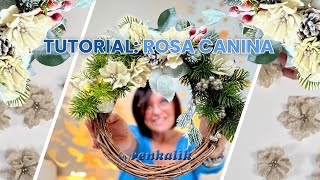 Tutorial Rosa canina Feltro glitter Stardust [upl. by Segalman418]