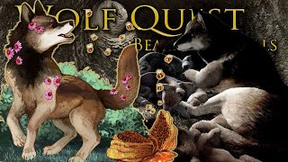 Were Totally SURROUNDED by Grizzly Bears 🐺 Wolf Quest Bearfoot Wolves • 20 [upl. by Mathe]