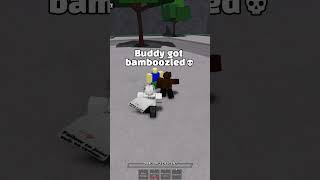 Bro got bamboozled 😭🙏 funny roblox tsb thestrongestbattlegrounds [upl. by Nyved160]