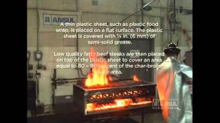 Ansul Gas Radiant Wood Assisted Char Broiler Fire Test Requirements UL 300 [upl. by Irina991]