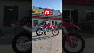 2025 Honda CRF 50 vs 450R  What Do YOU Ride honda [upl. by Domeniga357]