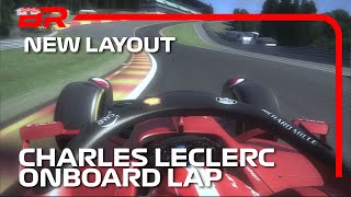 F1 2022 Spa Francorchamps New Layout  Charles Leclerc Onboard Lap  Assetto Corsa [upl. by Brook]