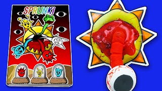 Making INCREDIBOX SPRUNKI Game Book 📚 ➕ Mr Sun Horror Sprunki Squishy Surgery DIY 소닉 테이프 [upl. by Analaf330]