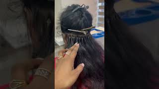 What’s the difference in between WEFT EXTENSION AND MICRORING EXTENSION Kochi Kollam 8921483140 [upl. by Gisella]