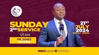 21STJULY2024  PRJAMES MUTUNZI  SUNDAY SECOND SERVICE  INNERMAN MINISTRIES  UCC [upl. by Penn]