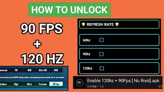 How to Unlock 90 Fps  120 Hz Refresh Rate Any Phone  Fps Booster Script✅ [upl. by Asyram772]