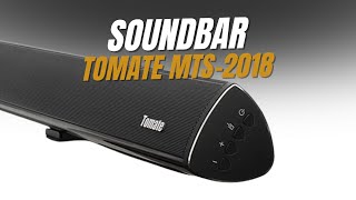 SOUND BAR TOMATE MTS2018 BLUETOOTH 120 WATTS RMS [upl. by Falkner]