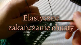 Elastyczne zakończenie chusty  Iwona Eriksson [upl. by Roley]