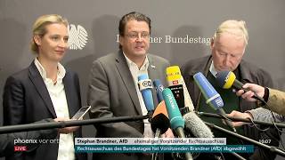 Statement der AfD zur Abwahl von Stephan Brandner im Rechtsausschuss am 131119 [upl. by Danella448]