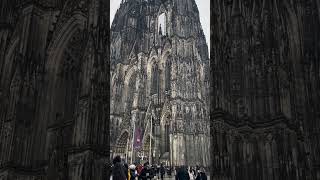 Cologne Cathedral is the largest Gothic church in Northern Europe towers that stand 515 feet tall [upl. by Hazel]