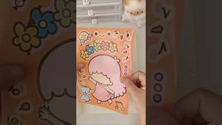 Decorate with Sticker book Sanrio sticker stickerbook sanrio [upl. by Hound436]